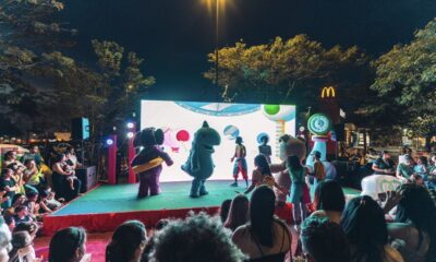 Shopping Uberaba recebe Sunset Kids  com os bonecos Maria Clara & JP